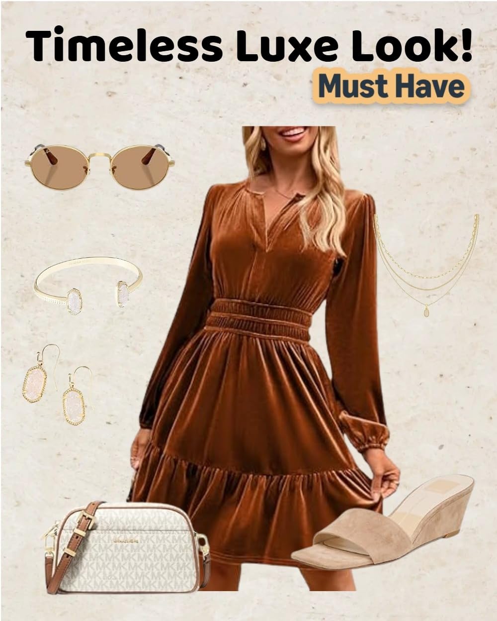 A timeless luxe look. Feel elegant, feminine, and confident from head to toe—with a classy style that makes even a simple occasion feel special..jpeg
